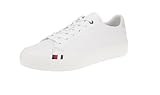 Tommy Hilfiger Thick Vulc Low Premium LTH FM0FM04881, Zapatilla Vulcanizada Hombre, Blanco (White), 43 EU