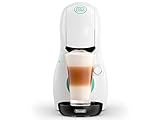 Nescafé Dolce Gusto De'longhi Piccolo XS EDG210.W Cafetera de Cápsulas, 15 Bares de Presión, Diseño Compacto, 1400 W, Steel, 0.8 l, Blanco