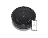 iRobot Roomba 692 Robot Aspirador con conexión Wi-Fi, Sistema de Limpieza en Tres Fases, Sugerencias Personalizadas, Compatible con tu Asistente de Voz, Color Negro