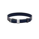 Emporio Armani Pulsera Hombre Essential, Largo: 275mm, Ancho: 12mm Plata Pulsera Acero Inoxidable, EGS2918040