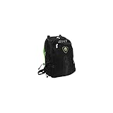 Keep Out Gaming Bk7g, Mochila Gaming Unisex Adulto, Negro y Verde, 490x370x80 mm