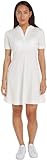 Tommy Hilfiger Vestido Tipo Polo de Rayas para Mujer, Blanco (Ecru), S