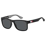 Tommy Hilfiger TH 1556/S, Gafas de Sol para Hombre, Multicolor (Blackgrey), 52