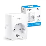 TP-Link Tapo P110 - Mini Enchufe Inteligente Wi-Fi (con Monitoreo Energético) ,Programar el Encendido/Apagado, Ahorro Energía, Compatible con Alexa y Google Home