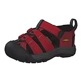 KEEN Newport H2 - Bebé, Sandalias para Unisex bebé, Rojo (Ribbon Red/Gargoyle), 19 EU