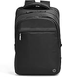 HP Renew Business Backpack Mochila para Portátil de 17.3 pulgadas, Poliéster Reciclado, Resistente al Agua, Cremallera, Negro