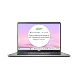 Acer Chromebook Plus 514 CB514-3H - Ordenador Portátil con Google IA 14' WUXGA IPS (AMD Ryzen 3 7320C, 8GB RAM, 128GB SSD, AMD Radeon Graphics, ChromeOS) Plata, Teclado QWERTY español