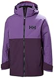 Helly Hansen W Imperial Puffy Jacket, Chaqueta De Pluma Para Acampada Y Marcha Niño Unisex Youth, Violeta (Purple), 16