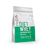 PhD Nutrition Diet Whey proteína en polvo, Proteína de suero de leche sabor chocolate mint, 17 gr de proteína por porción, 40 porciones, Bolsa de 1 Kg