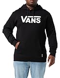 Vans Drop V PO-B Sudadera con Capucha, Negro, S para Hombre