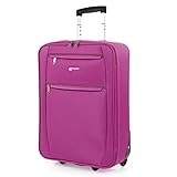 ITACA - Maletas de Viaje - Maleta Cabina 55x40x20 - Maletas de Viaje Cabina Material EVA Superligero - Maleta de Cabina Avion. Maleta de Mano. Maleta Pequeña T71950, Fucsia