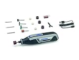 Dremel Lite 7760 - Multiherramienta inalámbrica (Batería 3.6 V, 2.0 Ah, kit con 15 accesorios, cargador USB, velocidad 8000-25000 rpm para tallar, grabar, amolar, limpiar, pulir, afilar y lijar)