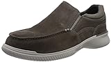 Clarks Donaway Free, Mocasín Hombre, Grey, 44 EU Ancho