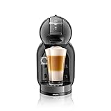Krups Nescafé Dolce Gusto Mini Me Cafetera de cápsulas con 15 bares de presión, capacidad 0.8 L, bebidas frías o calientes, Play&Select, Thermoblock, 35 tipos café, Negra, KP1238