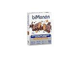 BIMANÁN - BARRITAS CON SABOR TOFFEE CARAMELO - Sustitutivos de Comida para Adelgazar - 2 Barritas Equivalen a una Comida y Proporcionan 236 Calorías - Fuente de Fibra - Caja de 10 Unidades