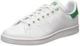 adidas Stan Smith J, Zapatillas Bajas, Blanco (FTWR White/FTWR White/Green FX), 36 2/3 EU