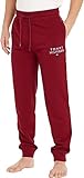 Tommy Hilfiger Hombre Pantalón de chándal Track Pant largo, Rojo (Rouge), XL