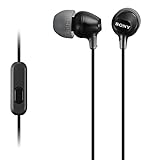 Sony MDR-EX15AP - Auriculares in-ear (con micrófono), negro