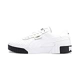 PUMA Cali Wn's, Zapatillas Bajas Mujer, Blanco Puma White Puma Black, 42 EU