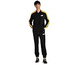 PUMA Baseball Tricot Suit Chándal, Hombre, Negro-Tangerina, L