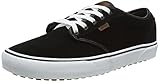 Vans Atwood VansGuard Sneaker para Hombre, (Suede Fleece) black/white, 41 EU