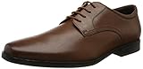 Clarks Howard Walk, Oxford Hombre, Marrón (Dark Brown Tan Leather), 44 EU