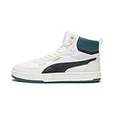 PUMA Caven 2.0 Mid, Zapatillas Unisex Adulto, Blanco Black Alpine Snow Warm White Gold, 42 EU