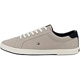 Tommy Hilfiger Hombre Vulcanized Sneaker Iconic Long Lace Zapatillas, Beige (Stone), 40 EU