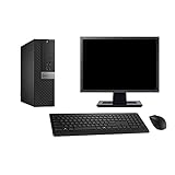 Dell PC 5040 SFF - Pantalla de 22' Intel i3-6100 RAM de 8 GB SSD de 240 GB, HDMI Windows 10 WiFi (reacondicionado)