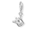 Thomas Sabo 0887-001-12 Colgante para mujer Crown Charm Club de plata de ley 925