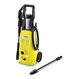 Kärcher Hidrolimpiadora K 4 Universal, Amarillo y Negro, Cable eléctrico, presión 130 Bar, caudal 420 l/h, Rendimiento por Superficie 30 m²/h