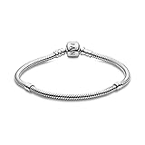 PANDORA Pulsera 590702HV-19 Mujer Plata Inscripción