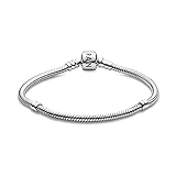 PANDORA Pulsera 590702HV-19 Mujer Plata Inscripción