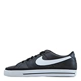 Nike Court Legacy Next Nature, Tennis Shoe Mujer, Black/White-Volt-Team Orange, 40 EU