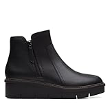 Clarks Airabell Zip, Chelsea Barco Mujer, Black Smooth, 39 EU