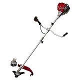 Einhell Desbrozadora de gasolina GC-BC 36-4 S (1 kW, hilo con anchura corte 42 cm, cuchilla con anchura corte 25,5 cm, 4 tiempos motor, agarre manual/manillar aluminio, incl. cuchilla y bobina hilo)