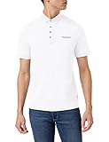 Armani Exchange Polo para Hombre, Blanco (White 1100), XL