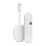 Google TV Chromecast con (HD) - Reproduce contenido en streaming en el televisor con el mando de control por voz - Películas, series en HD