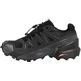 Salomon SPEEDCROSS GORE-TEX Zapatillas de Trail Running para Mujer, Black / Black / Phantom, 38 EU