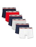 Levi's Sportswear Logo-Cartas para Hombre (6 Unidades) Boxers, Multicolor (Blue/Red/Black), XL (Pack de 6)