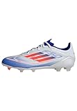 adidas F50 League Football Boots Ground, Zapatos de fútbol para terrenos firmes Unisex Adulto, FTWR White/Solar Red/Lucid Blue, 43 EU