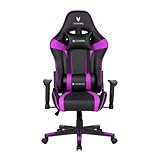 Oversteel - ULTIMET Silla Gaming Profesional Polipiel, Reposabrazos 2D, Ajustable en Altura, Respaldo Reclinable 180º, Pistón Gas Clase 3, Hasta 120Kg, Color Morado