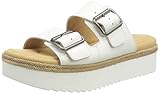 Clarks Lana Beach, Sandalia, para Mujer, Blanco (White Leather), 39 EU