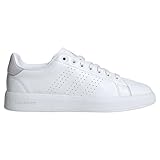 adidas Advantage Premium Leather Shoes, Zapatillas Mujer, Ftwr White Ftwr White Silver Dawn, 40 EU