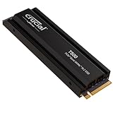 Crucial T500 SSD 1TB PCIe Gen4 NVMe M.2 PS5 SSD Interno Gaming con Disipador, Hasta 7300MB/s, Compatible con PlayStation 5, Ordenador Portátil y de Sobremesa, Disco Duro SSD - CT1000T500SSD5