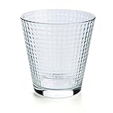 Luminarc Lina - Set 6 vasos forma baja 25cl, Aptos para lavavajillas, vidrio