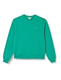 Tommy Hilfiger Mujer Sudadera sin Capucha, Verde (Olympic Green), M