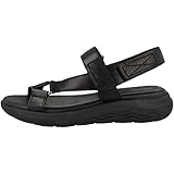 Geox D Spherica Ec5W A, Sandalias para Mujer, Negro (Black), 40 EU