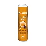 Control Lub Chocolate - Gel lubricante sin azúcar ni parabenos con sabor a chocolate, 75 ml