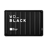 WD BLACK P10 4TB Game Drive HDD portátil USB 3.2 Gen 1 Type-A compatible con Playstation, Xbox, PC y Mac
